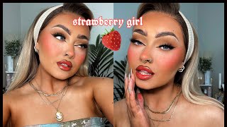 The ‘Stawberry Girl’ 🍓 Trending Makeup Tutorial… GRWM