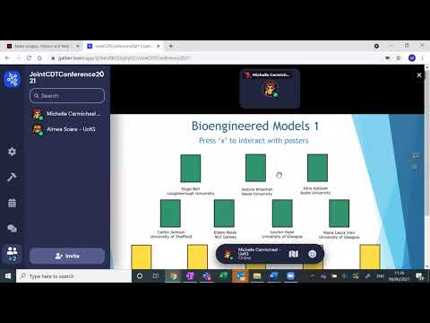 LifETIME CDT Gathertown tutorial