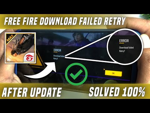 😥 FREE FIRE DOWNLOAD FAILED RETRY PROBLEM SOLVE 