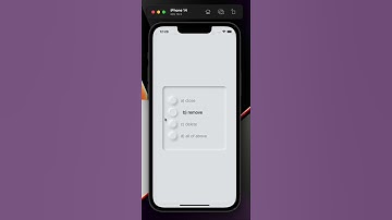 Neumorphic Radio in SWIFTUI #swiftuitutorial #speedcode #swift #iosdeveloper