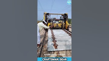 WATCH This Giant Machine Lay New Rail Track and CONCRETE Sleepers Fast! 🚂🏗️