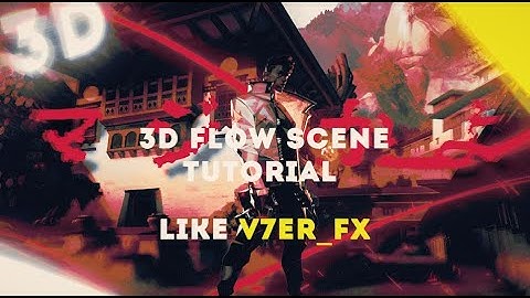 After Effects : How to make 3d flow scene  Valorant  (Renake @V7er_FX)