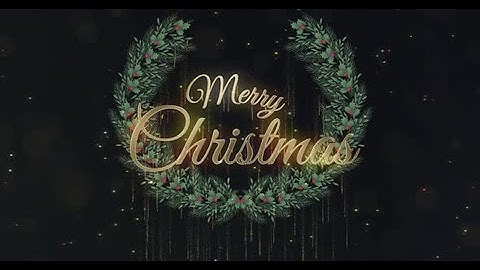 Merry Christmas 2024 animated background | Motion Graphics template - Envato elements