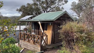 Bunkhouse Renovation - Phase 4 - Inside cladding and finally a bed