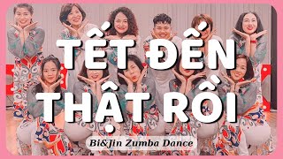 TẾT ĐẾN THẬT RỒI ZUMBA | UNI5 | BÀI NHẢY TẾT | Zin BILI - LUXURY