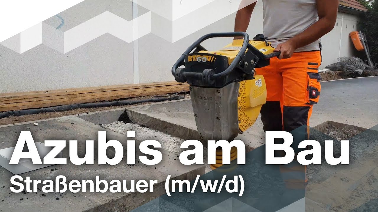 New Azubis am Bau: Straßenbauer (m/w/d) bei der Nürnberger Baugruppe