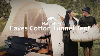 Naturehike Eaves Cotton Tunnel Tent NH22ZP010 | Simple & Minimalist Tent For Family | 처마 면 터널 텐트