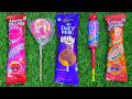 Satisfying Video ASMR Lollipops Chocolate and Candy Gummy Candy Unboxing Video Most Popular Candy.