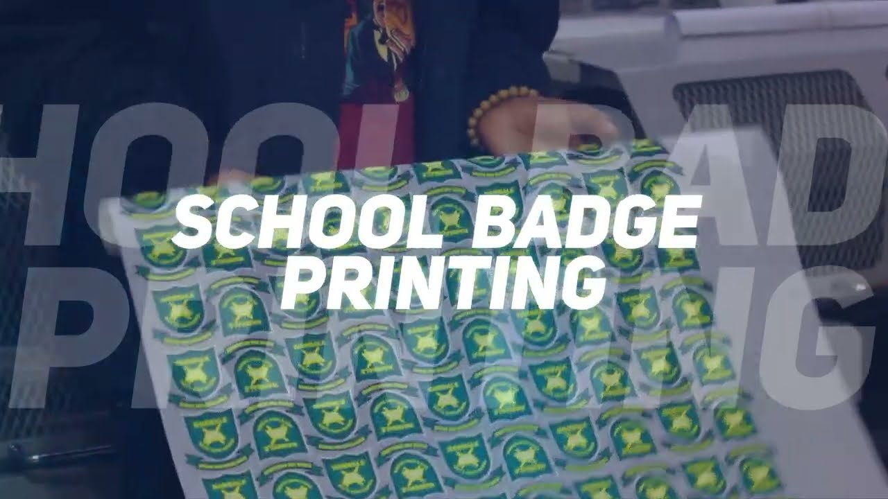 SCHOOL BADGE PRINTING WITH DTF