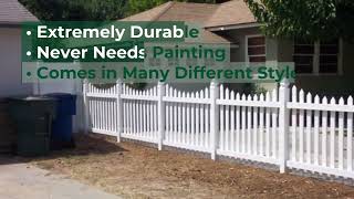Vinyl Fence | Perris, CA – Mesa Fence