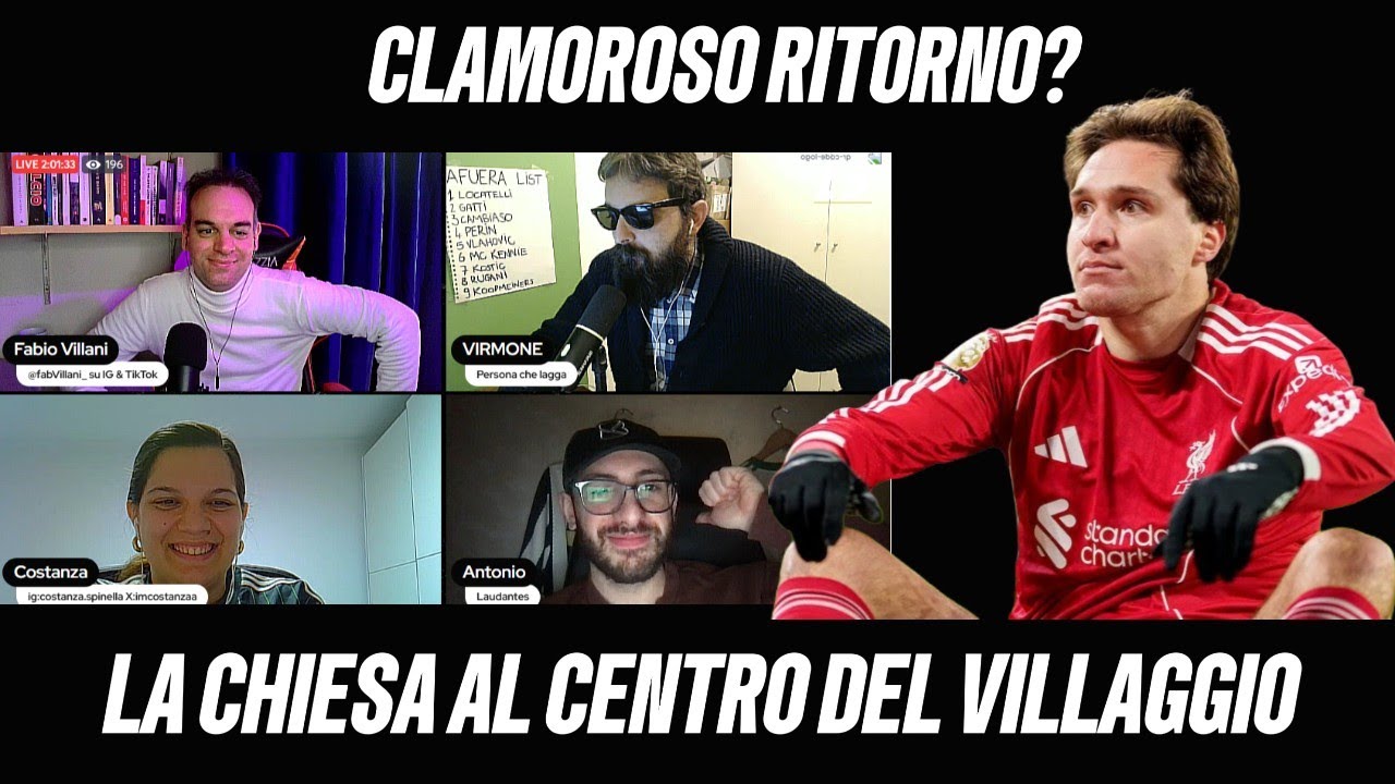 TUTTO CONFERMATO: la JUVENTUS vuole riprendersi CHIESA!