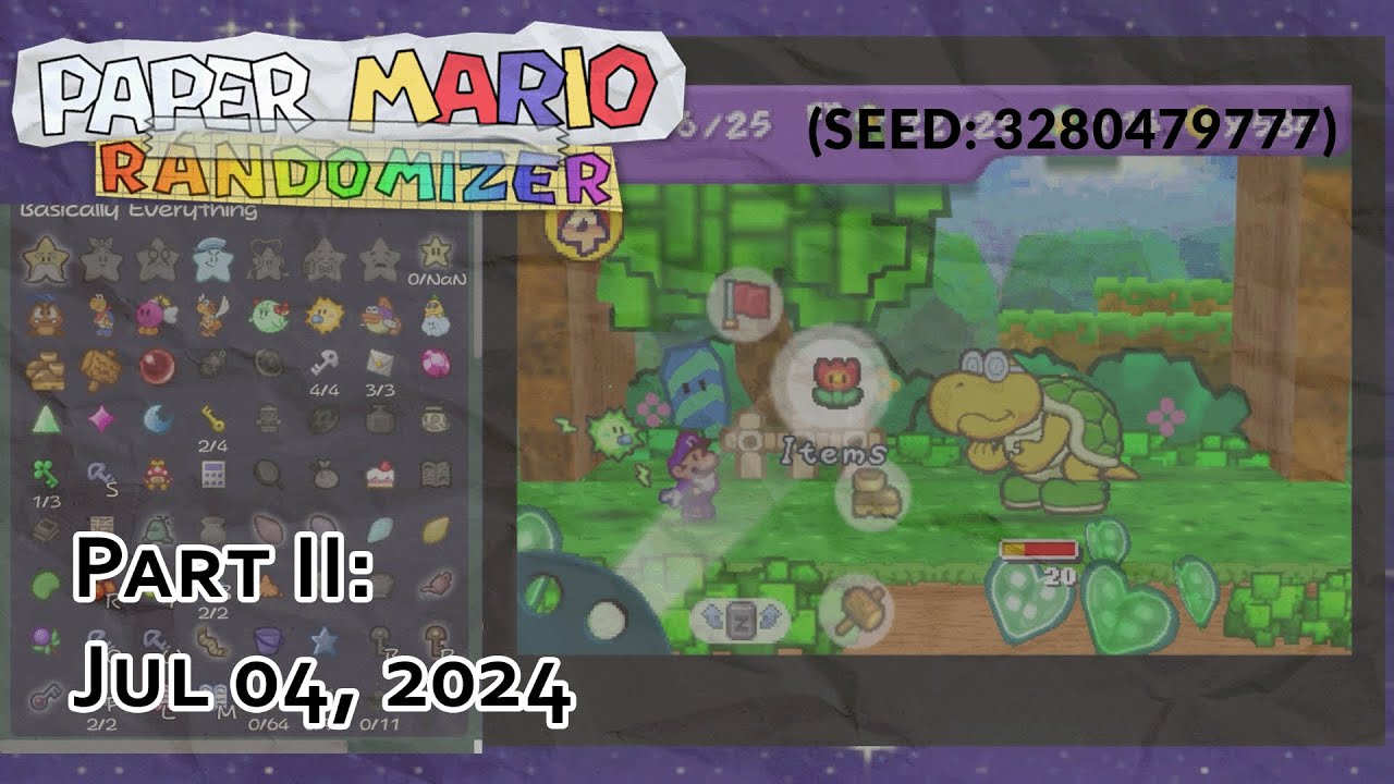 [VOD] Paper Mario Randomizer (PART 2) - YouTube