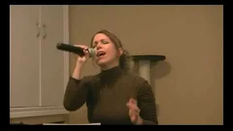 Traci Kennedy singing "How Great Thou Art"
