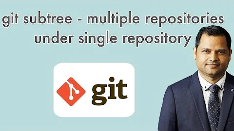 git subtree - multiple repositories in single folder