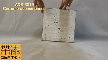 Access door for ceramic tile install