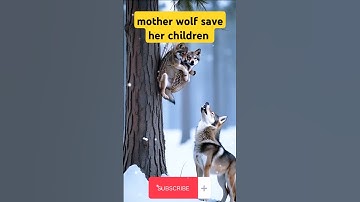wolf saved her cub #animals #animal rescue #dog rescue #animal rescue short video #cat rescue