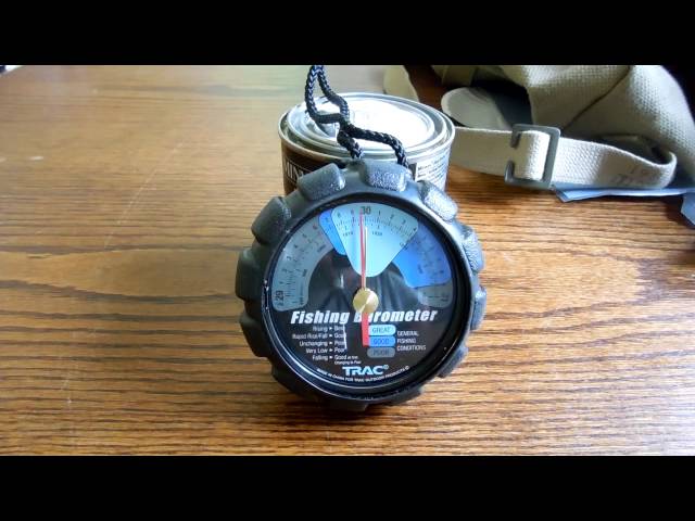 A Fishing Barometer for survival, SHTF (no zombies) Bug out bag