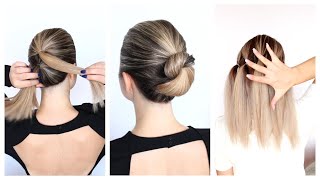 😍  EASY DIY Elegant Hairstyles Compilation for SHORT to MEDIUM😍 Hairstyle Transformations