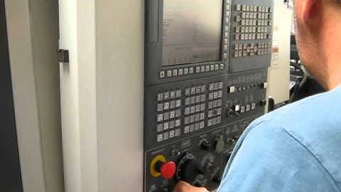 Nakamura-Tome WT-100 CNC Turning Center Under Power