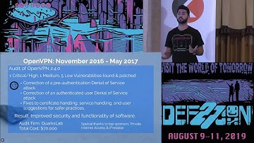 Amir Montazery - The Cost of Good Open Source Software - DEF CON 27 Monero Village