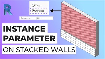 Add Instance Parameter to Stacked Walls | 💡Revit Tips