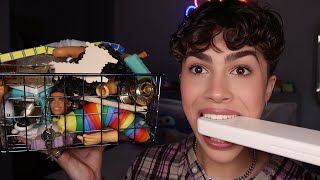 Chewing on ALL of my ASMR triggers ⭑