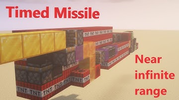 Slimestone Timed Missile - Accurate Over Thousands of Blocks