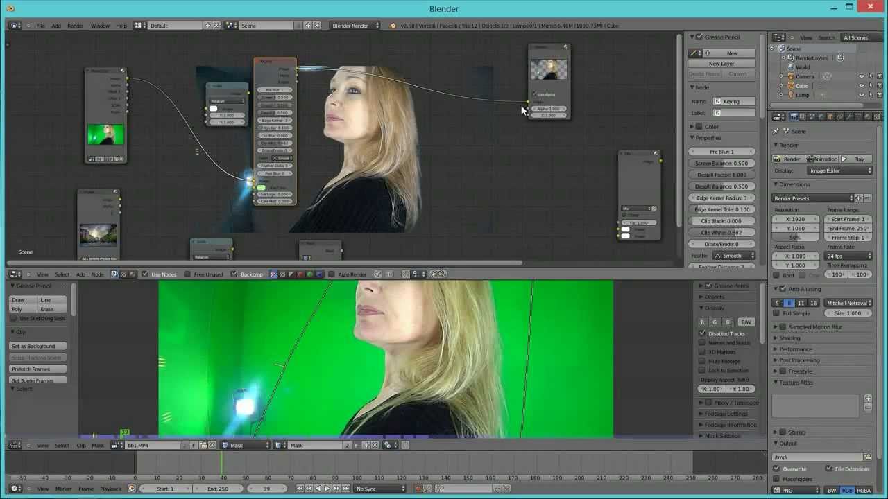 blender 2.68a software