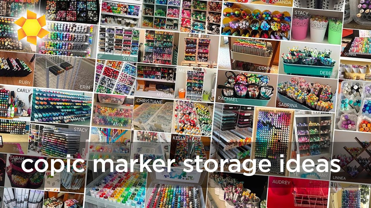🍓 DIY Cheap Copic Marker Storage 🍓  Marker storage, Diy marker storage,  Craft storage organization