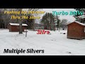 Pushing My Metal Detector Thru The Snow! Multiple Silvers