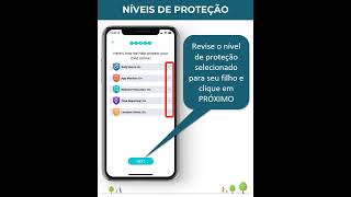 Ellisecure Portuguese - How to set a child profile PARENT APP screenshot 5