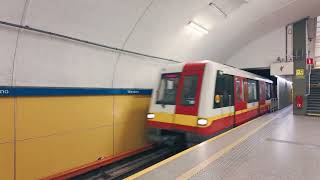 Poland, Warsaw, Metro Ride From Wierzbno To Racławicka