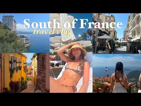 TRAVEL VLOG | Exploring the South of France 🇫🇷 Nice, Monaco, Menton, Eze & More.