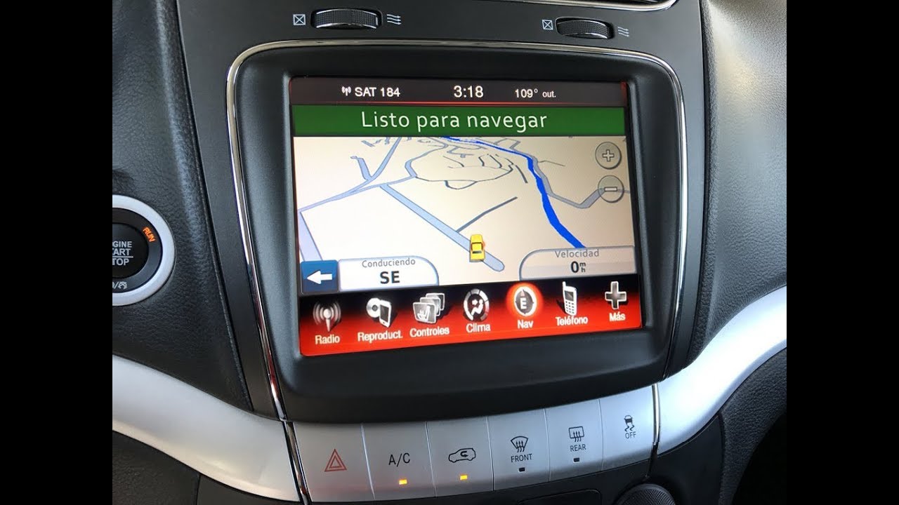 Dodge Chrysler | Actualización Mapas GPS Garmin Alertas | Uconnect RB5