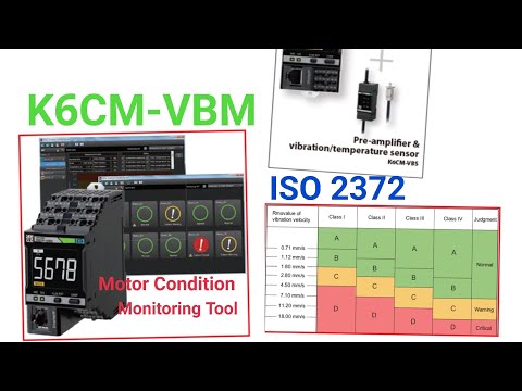 K6CM-VBM Vs Motor Condition Monitoring Tool Vibration & Temperature Sensor