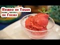 Helado de Yogur de Fresas Sin Heladora Todo Natural