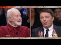 Matteo Renzi si confronta con Eugenio Scalfari