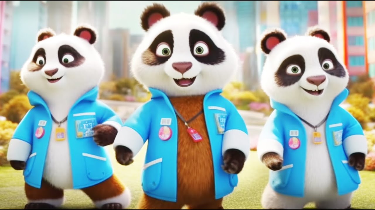 Canción de Sanación Tres Pandas Doctores | B-I-N-G-O | Baby Panda ...