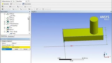 AQWA001 A sample how to model a semi submersible using AQWA