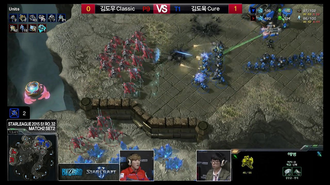 [Starcraft2 Starleague 2015 S1] Challenge RO.32 2set Classic vs Cure -EsportsTV