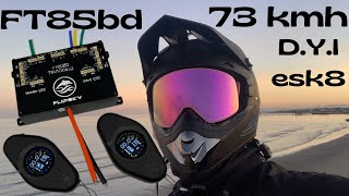 Flipsky FT85BD dual, VX4 remote, DIY esk8!