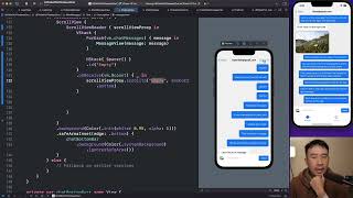SwiftUI Firebase Chat 13  ScrollViewReader and Proxy Auto Message Scrolling