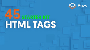 HTML Tags | Brizy Cloud 2022, Starter Kit 45