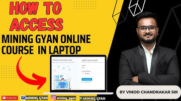 How To Join Mining Gyan Online Course via laptop and desktop || explained by Vinod sir | mining gyan