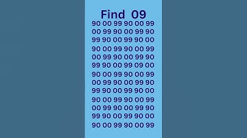 can you find 09 in 5 seconds? #wordpuzzlegame #game #mathematics #mindbendingquiz #puzzle
