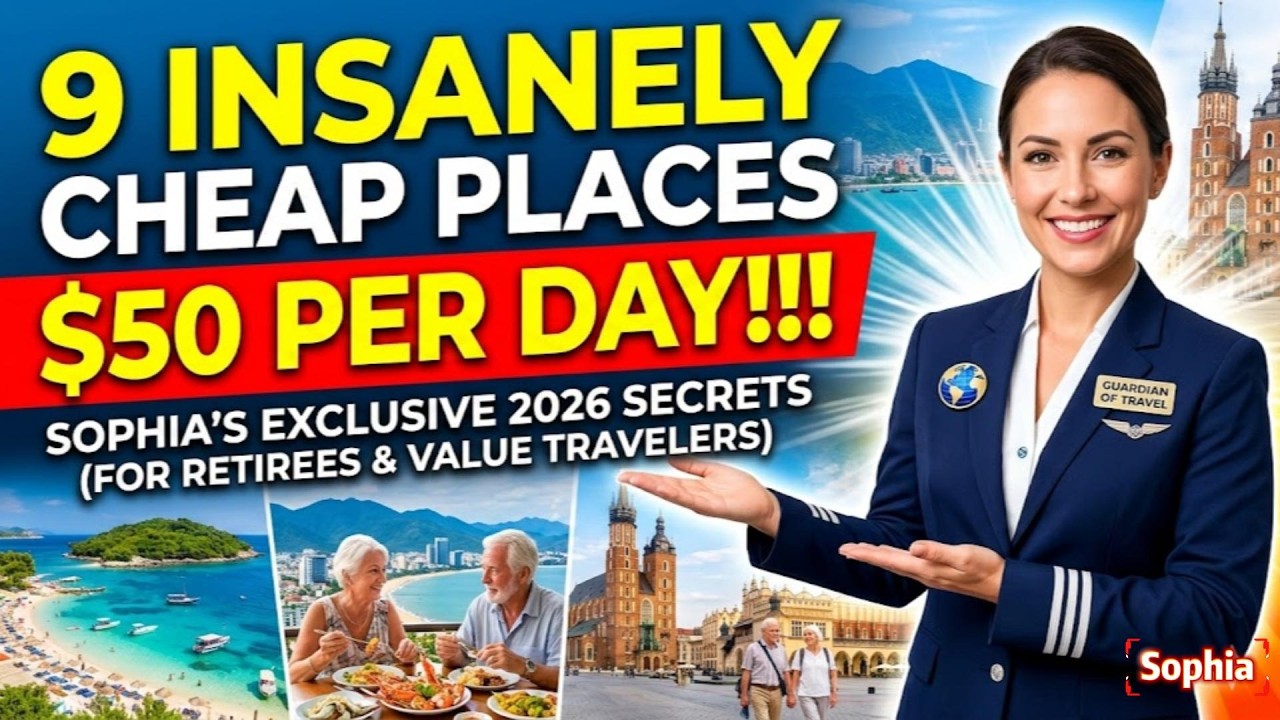 9 INSANELY Cheap Places to Travel in 2026 ($50 per day) - YouTube