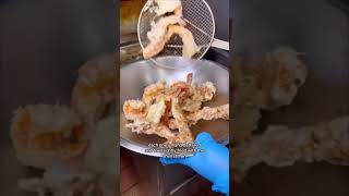 Colossal garlic prawns from Lotus of Siam Las Vegas Best Thai in country Authentic Northern Style
