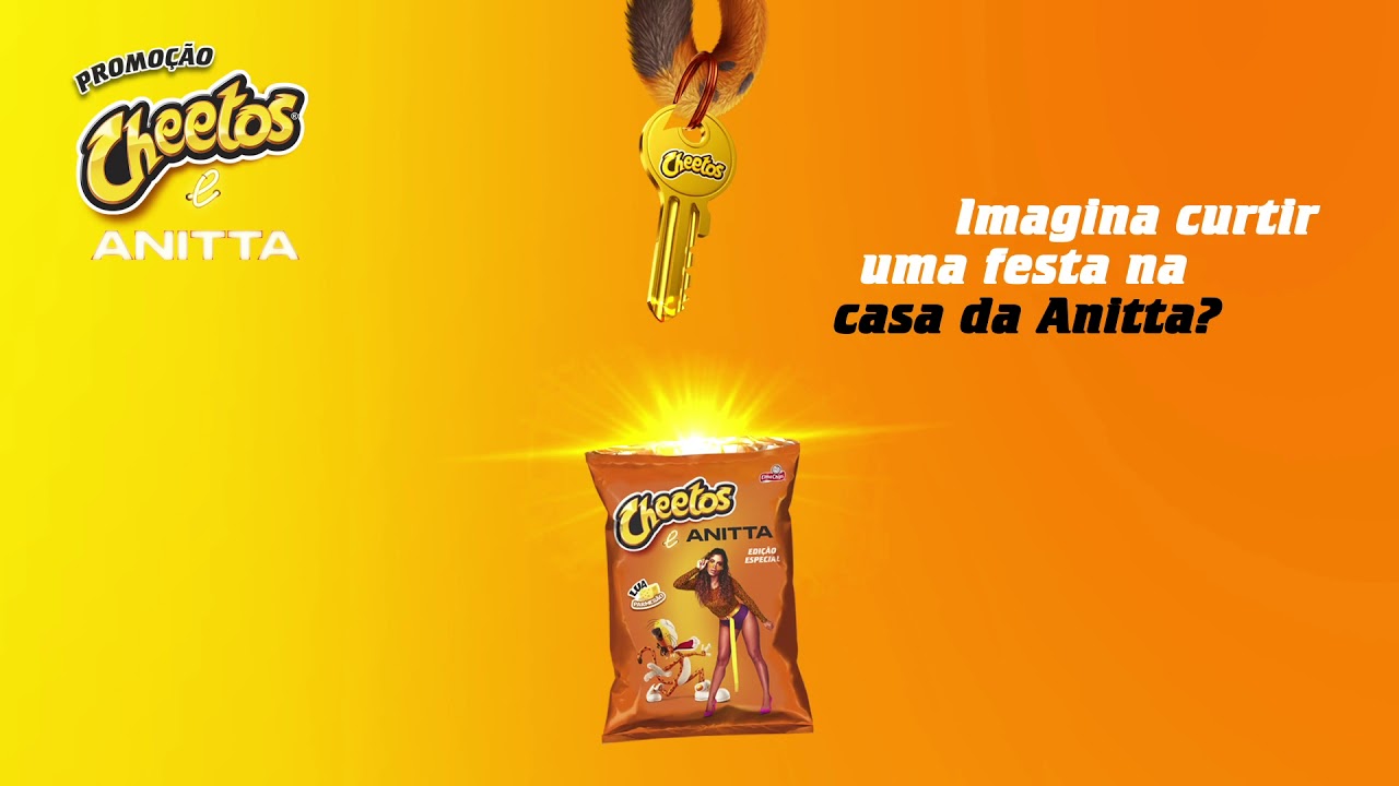 Cheetos expande portfólio em nova parceria com Anitta