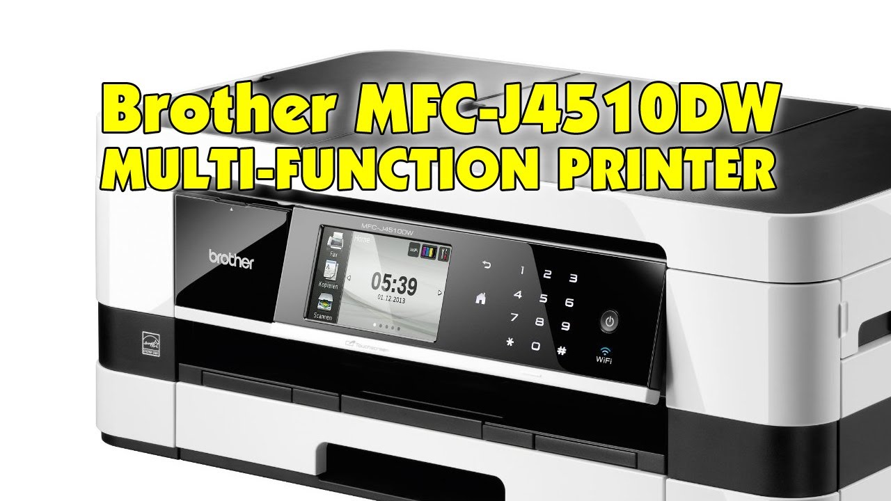 Brother MFC-J4510DW Multi Function Printer - YouTube