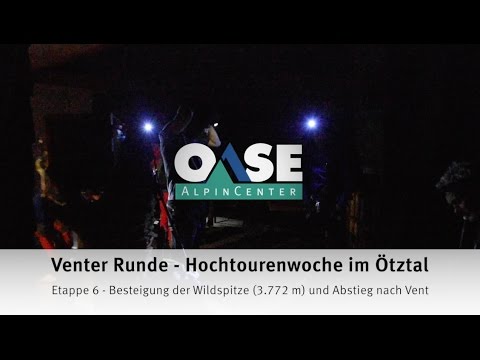 Venter Runde - Hochtourenwoche im Ötztal - Etappe 6